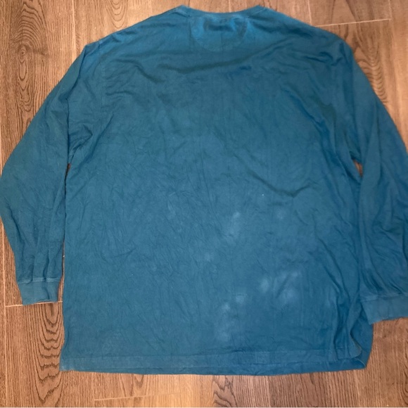 Duluth Trading Longtail T Shirt Mens 3XL Blue Long Sleeve 100% Cotton Workwear - Picture 2 of 11